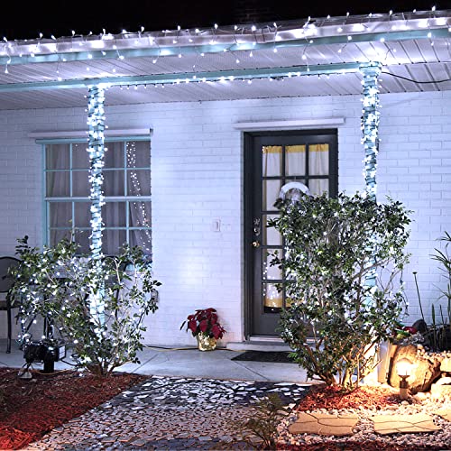 200 LED White Christmas Lights Outdoor