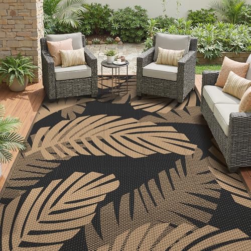 Outdoor Rug Waterproof Plastic Rugs for Patio (80 Sq Ft)
