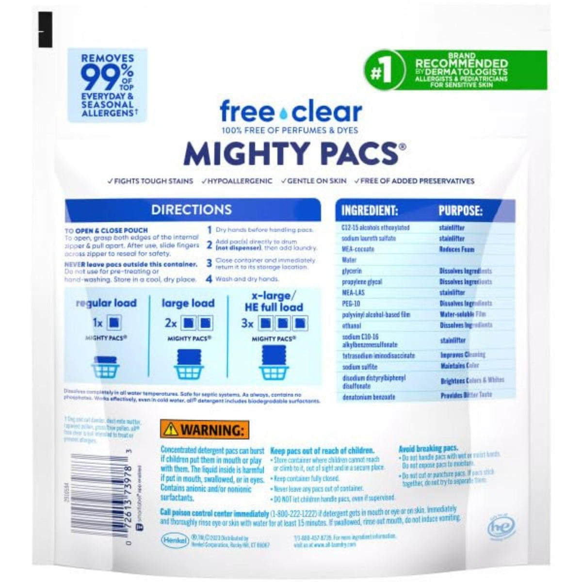 Laundry Detergent Pacs (39 Count)