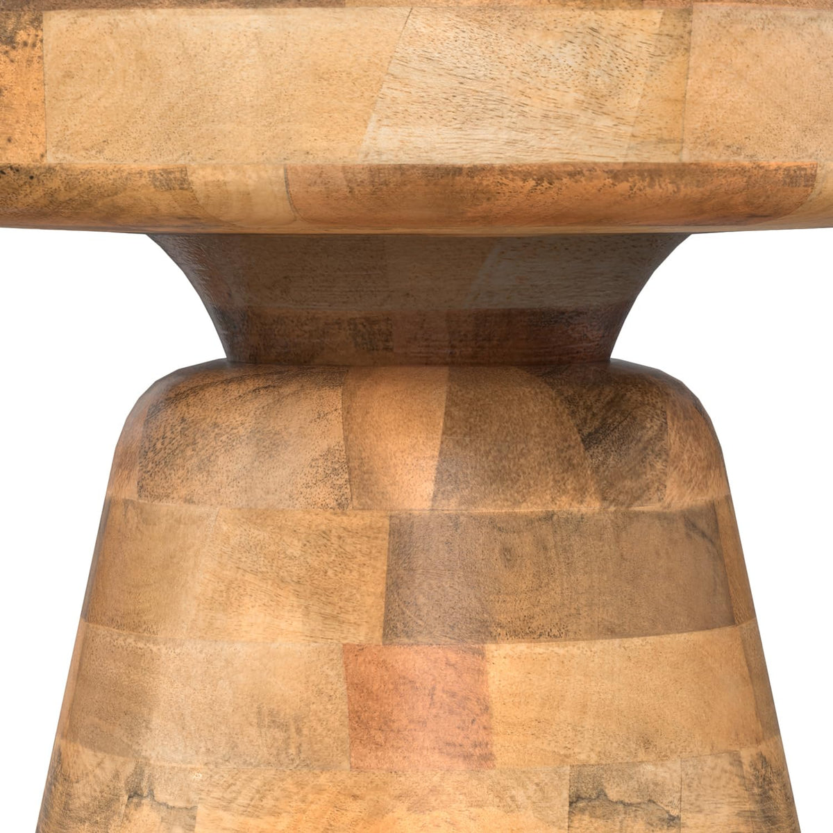 Robbie 16" Wide Solid Wood Rectangular End Table in Natural