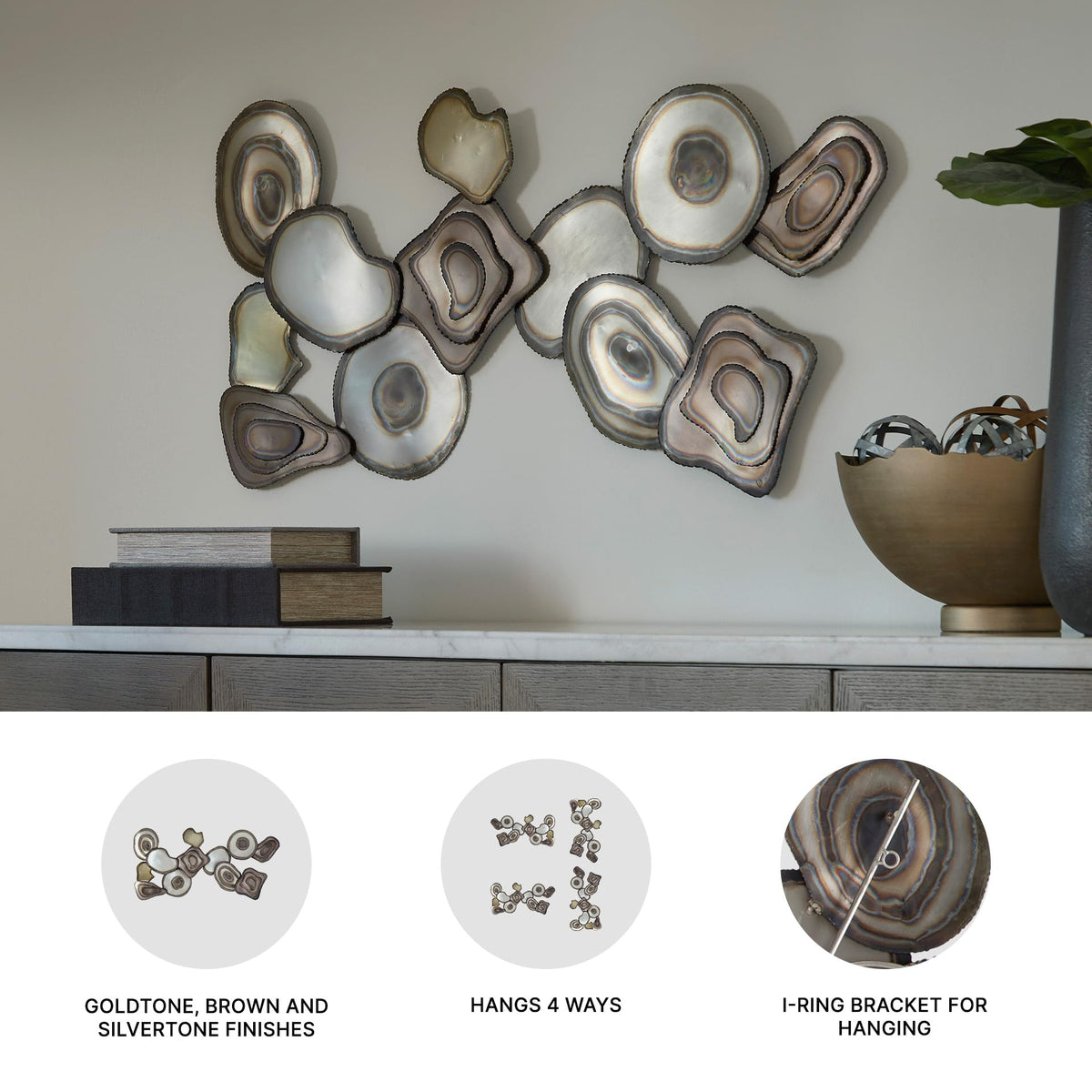Large Abstract Metal Wall Art