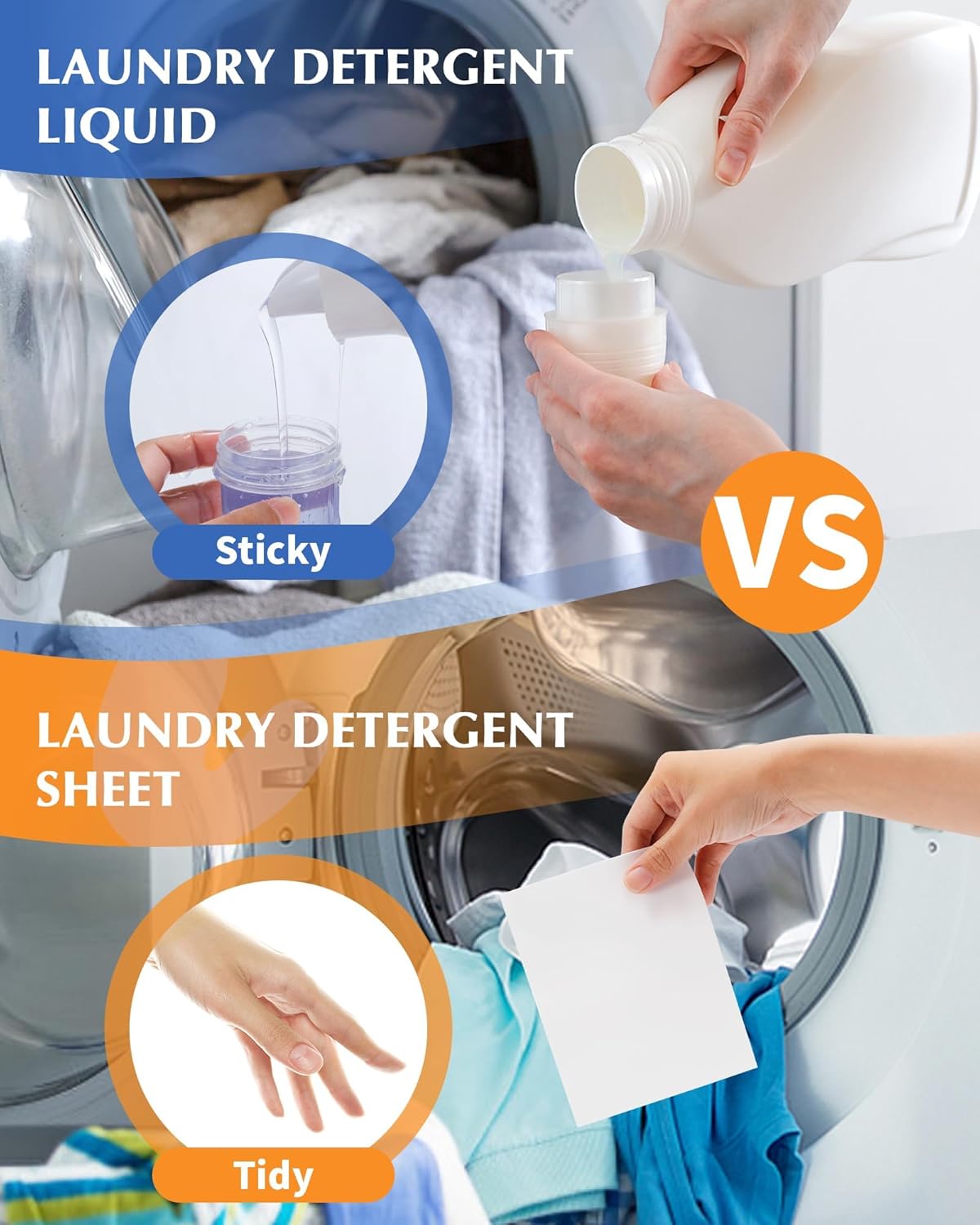 Laundry Detergent Sheets - 240 Loads, Hypoallergenic,Deep Cleaning, Fresh Linen Scent, Plastic-Free, Eco-Conscious,Paraben-Free,Fast Dissolve, Perfect for Home,Dorms,Travel,Camping,College Essentials - HavenBliss Decor