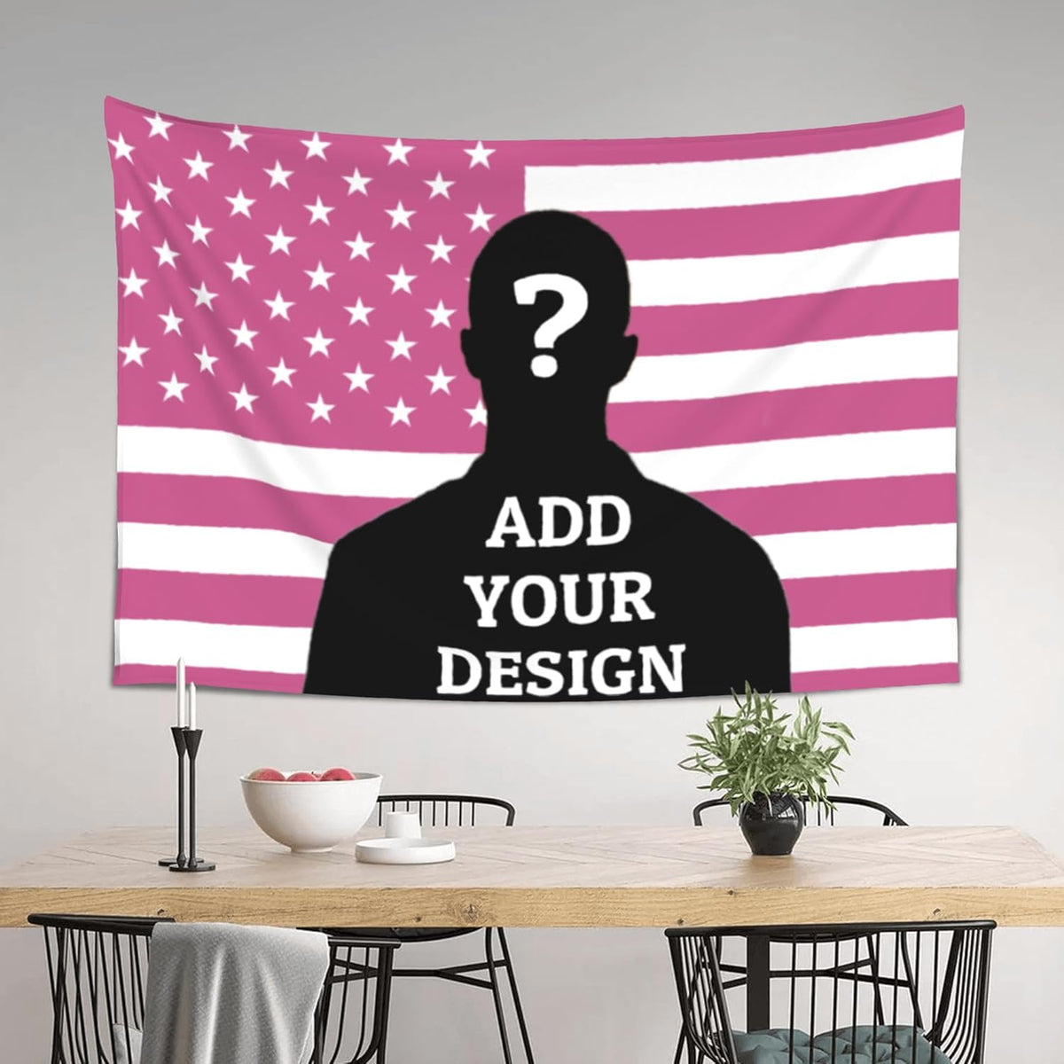Custom Tapestry For Wall Bedroom Custom Backdrop Personalized Image Text Photo Customized Funny Tapestry Banners And Signs Mother's Day Vertical Tapestrys