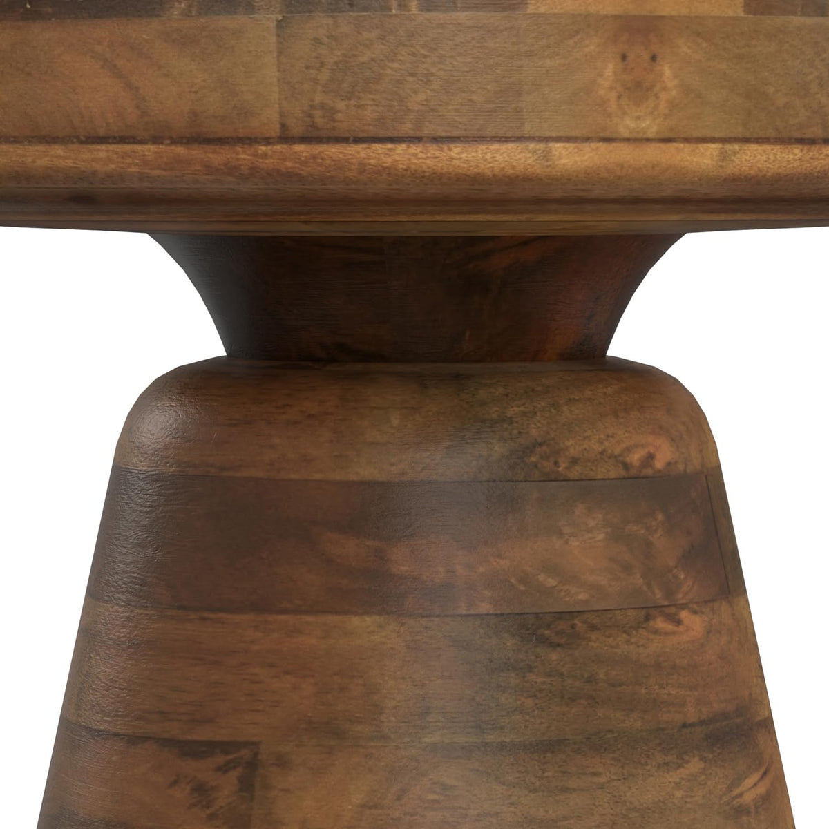 Robbie 16" Wide Solid Wood Rectangular End Table in Walnut Brown