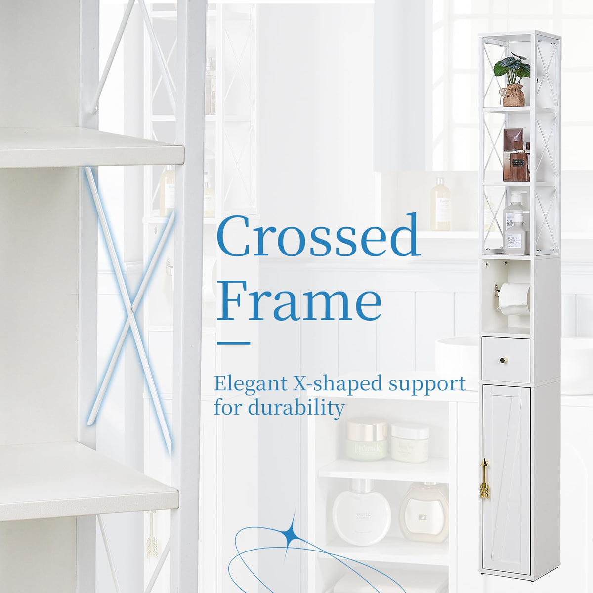 67" Narrow Storage Cabinet