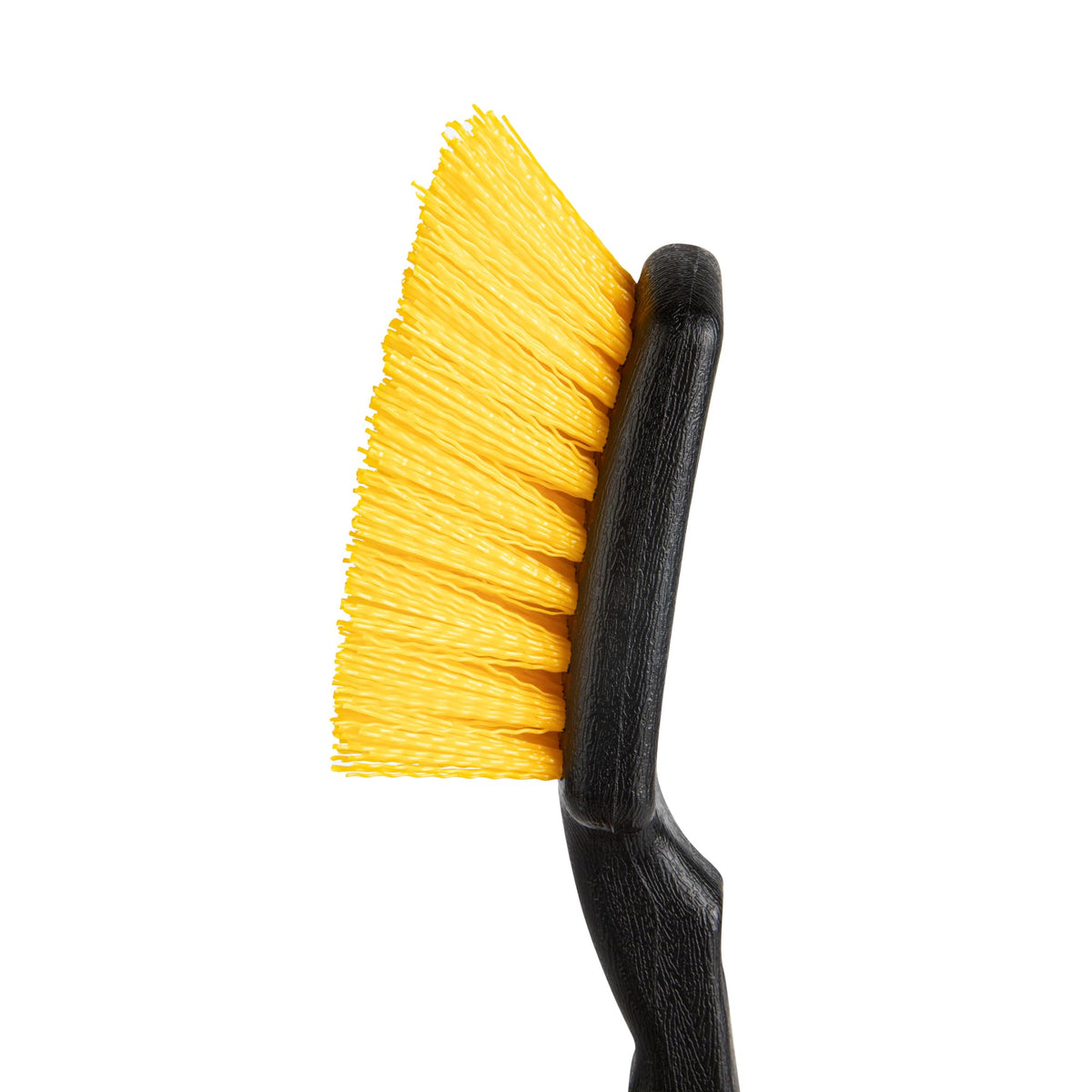 4 in Black Plastic Utility Scrub Brush