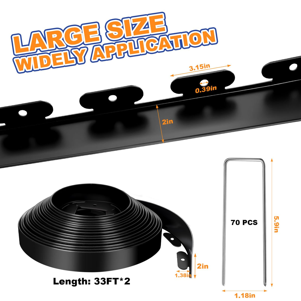 2 Inch x 66 FT (2 Count)