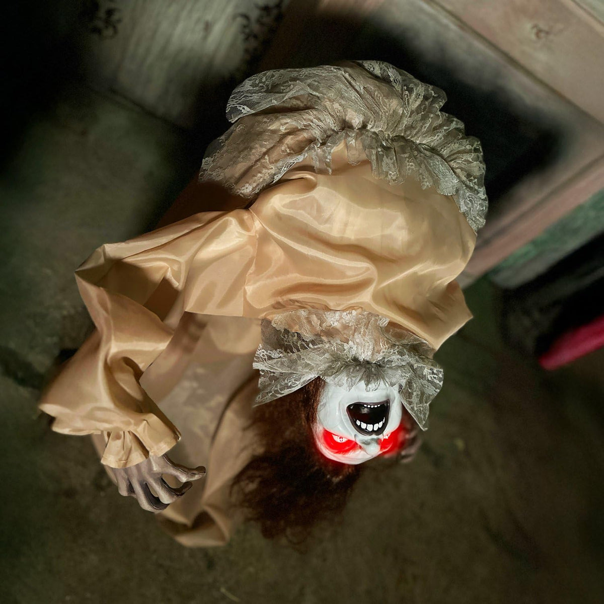 3.4 Ft. Animatronic Possessed Backbend Lady