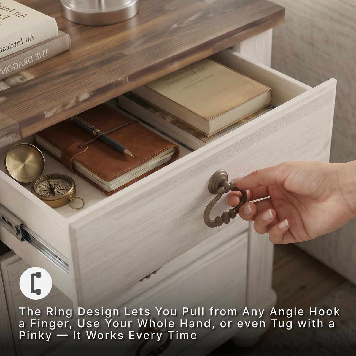 Willowton 2 Drawer Nightstand