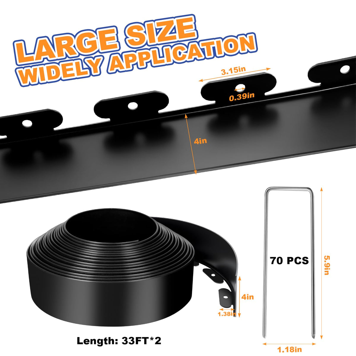 4 Inch x 66 FT (2 Count)