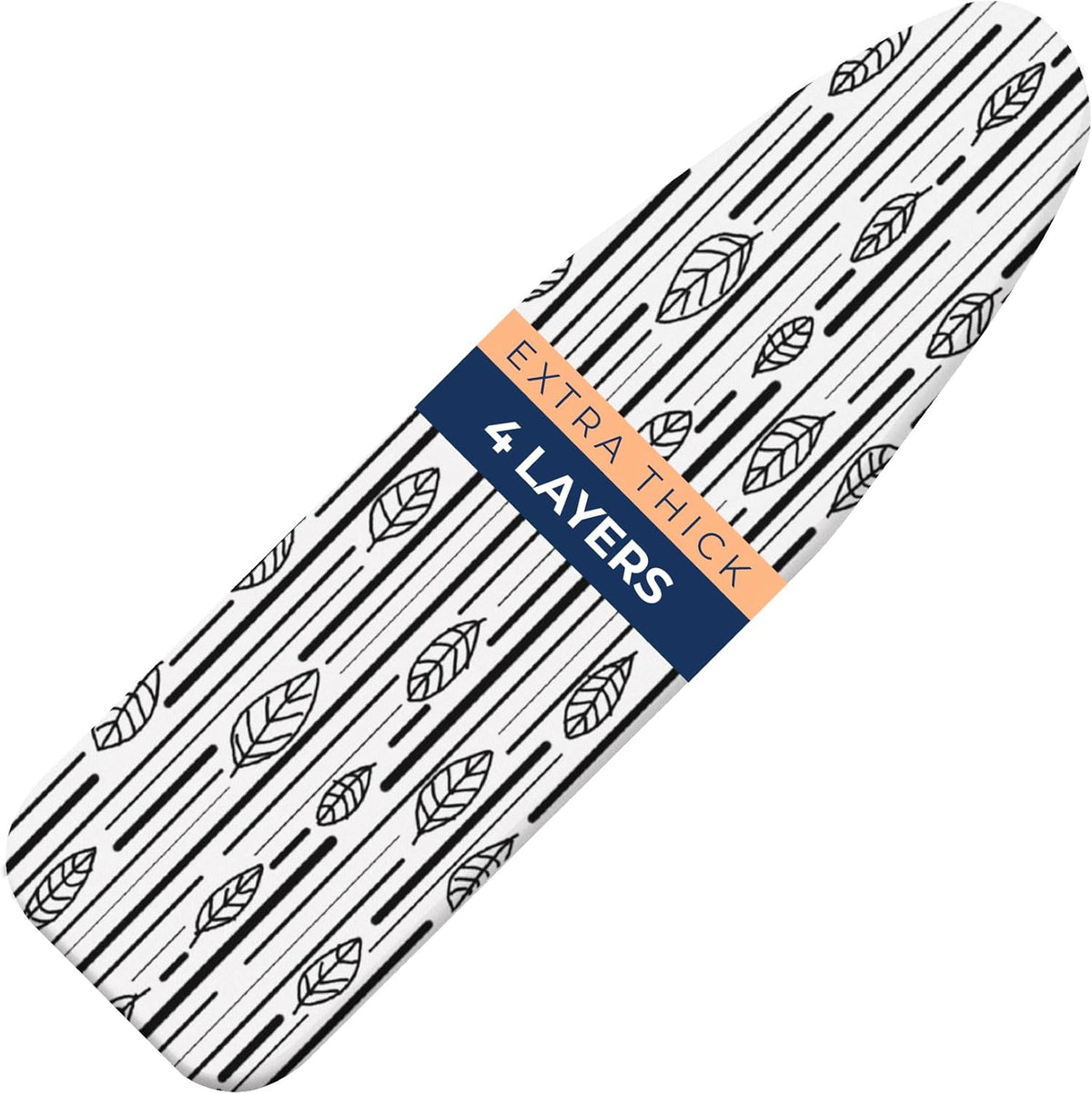 Ironing Board Cover and Pad Extra Thick Heavy Duty Padded 4 Layers Non Stick Scorch and Stain Resistant 15x54 and 3 Fasteners Elastic Edge with Bonus Protective Scorch Mesh Cloth - HavenBliss Decor