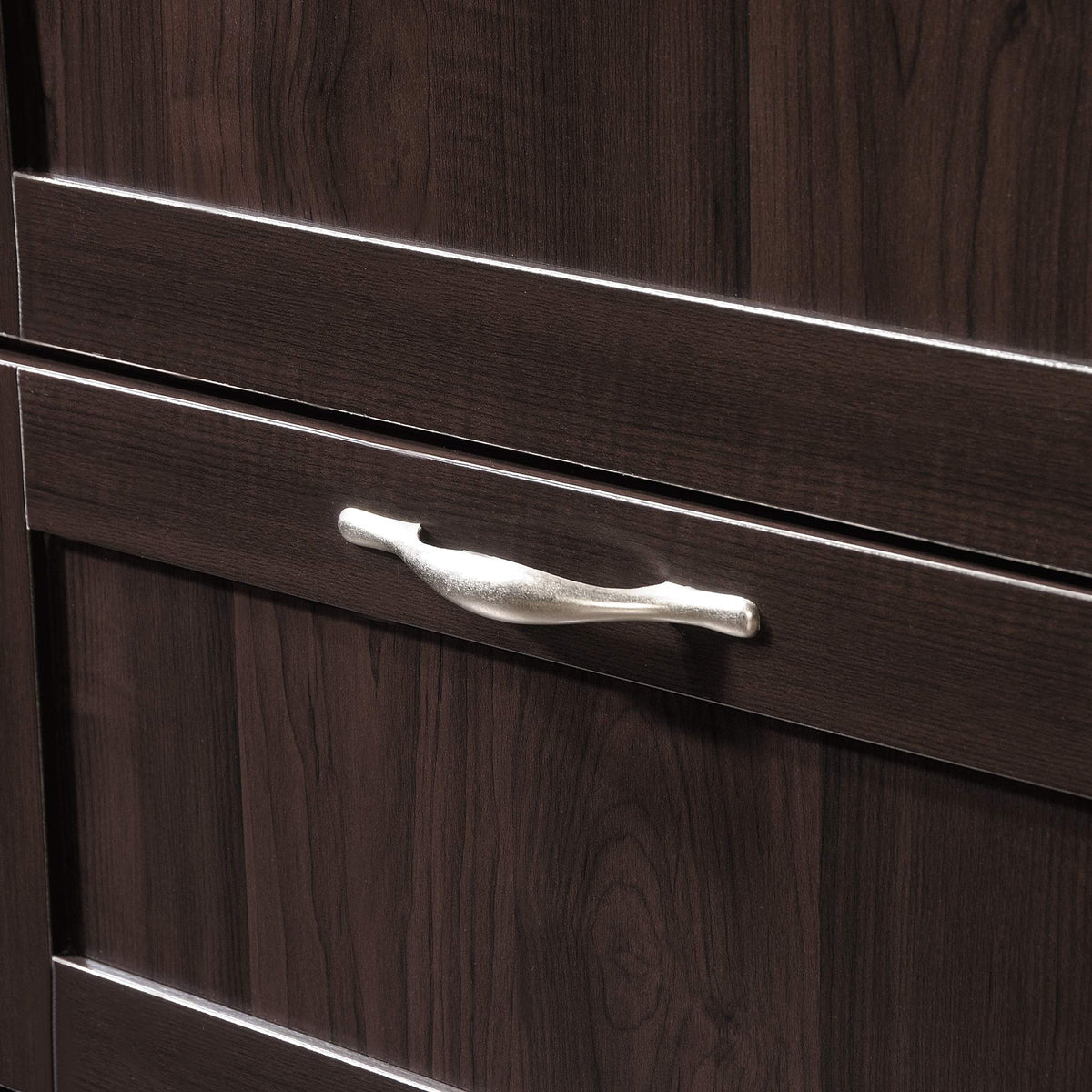 Select Multipurpose Bedroom Armoire Wardrobe Closet Pantry Storage Cabinet with Storage Drawers and Hanging Rail