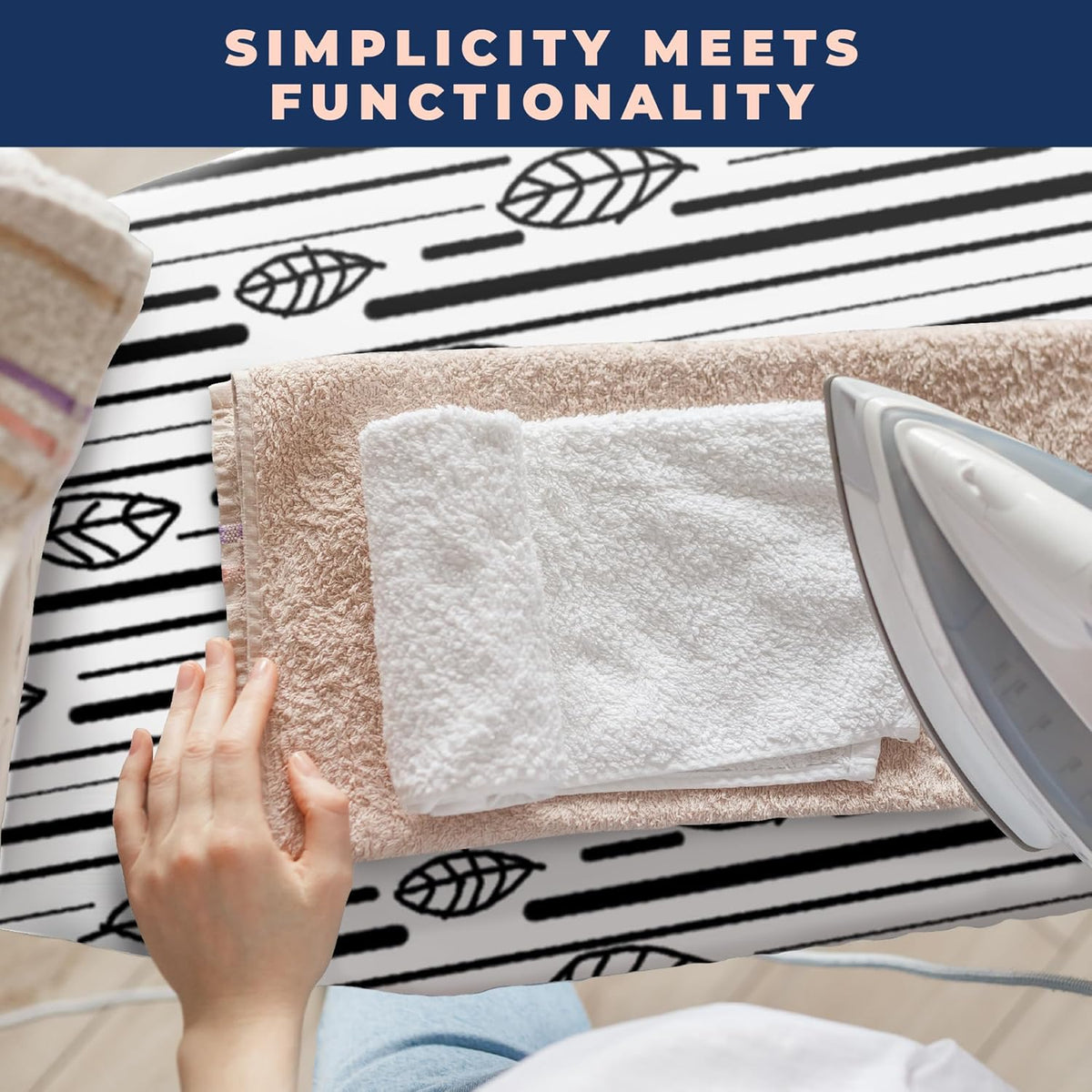 Ironing Board Cover and Pad Extra Thick Heavy Duty Padded 4 Layers Non Stick Scorch and Stain Resistant 15x54 and 3 Fasteners Elastic Edge with Bonus Protective Scorch Mesh Cloth - HavenBliss Decor