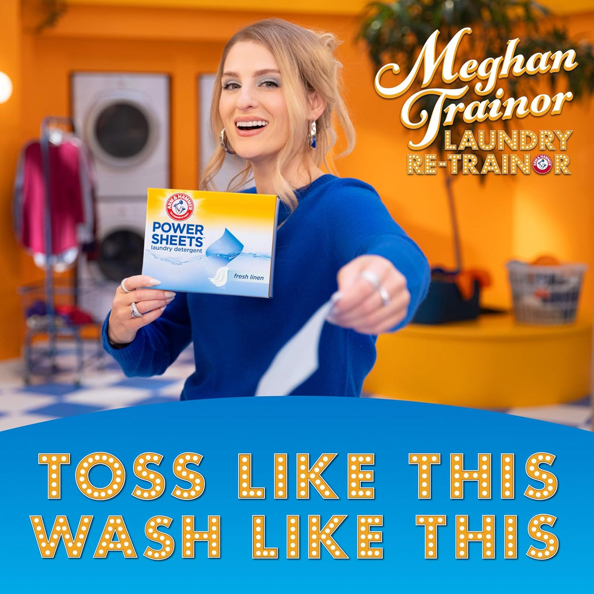 Arm & Hammer Power Sheets Laundry Detergent, Fresh Linen 50ct, up to 100 Small Loads (Packaging may vary) - HavenBliss Decor
