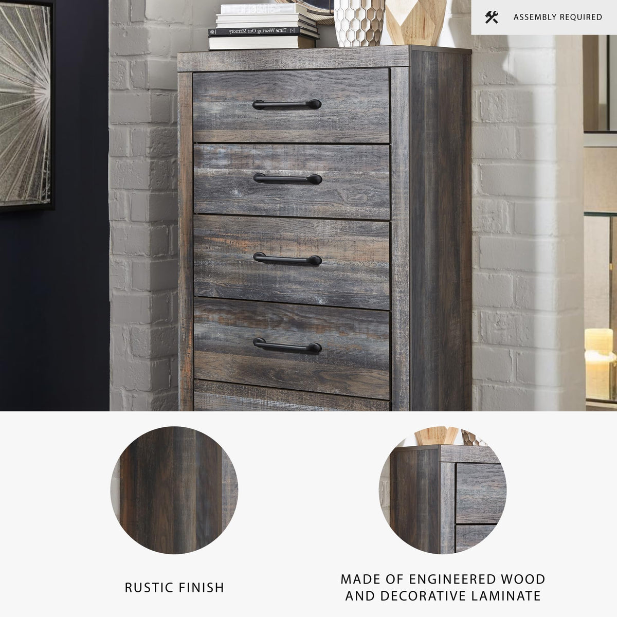 Drystan 5 Drawer Chest