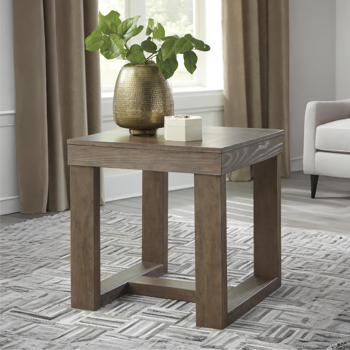 Cariton 1 Piece Square End Table