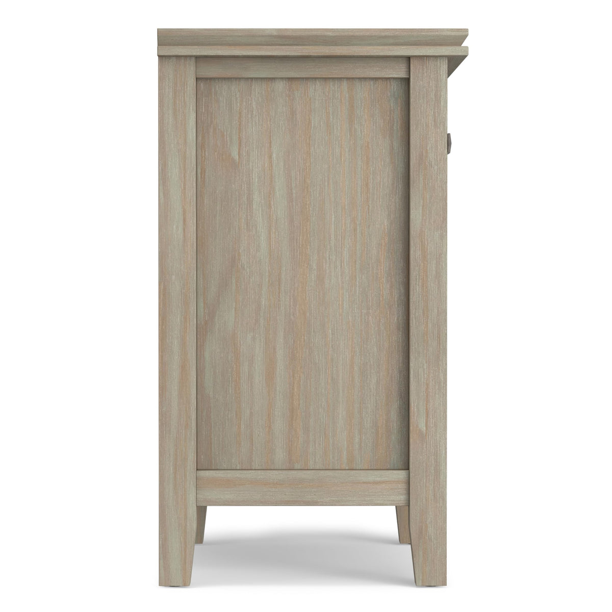 Artisan 24" Solid Wood Bedside Table in Distressed Grey