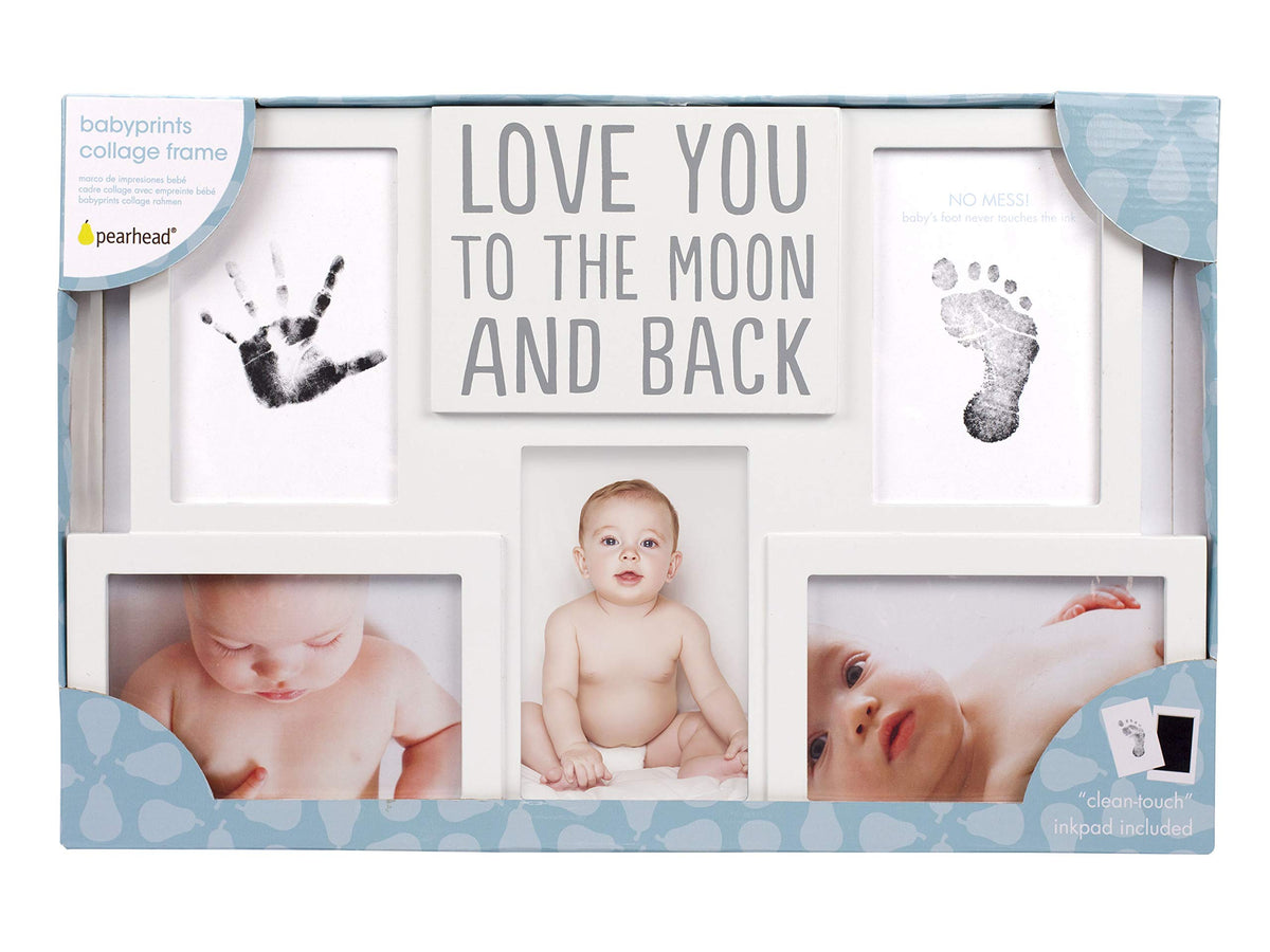 Love You to the Moon and Back Collage Baby Frame