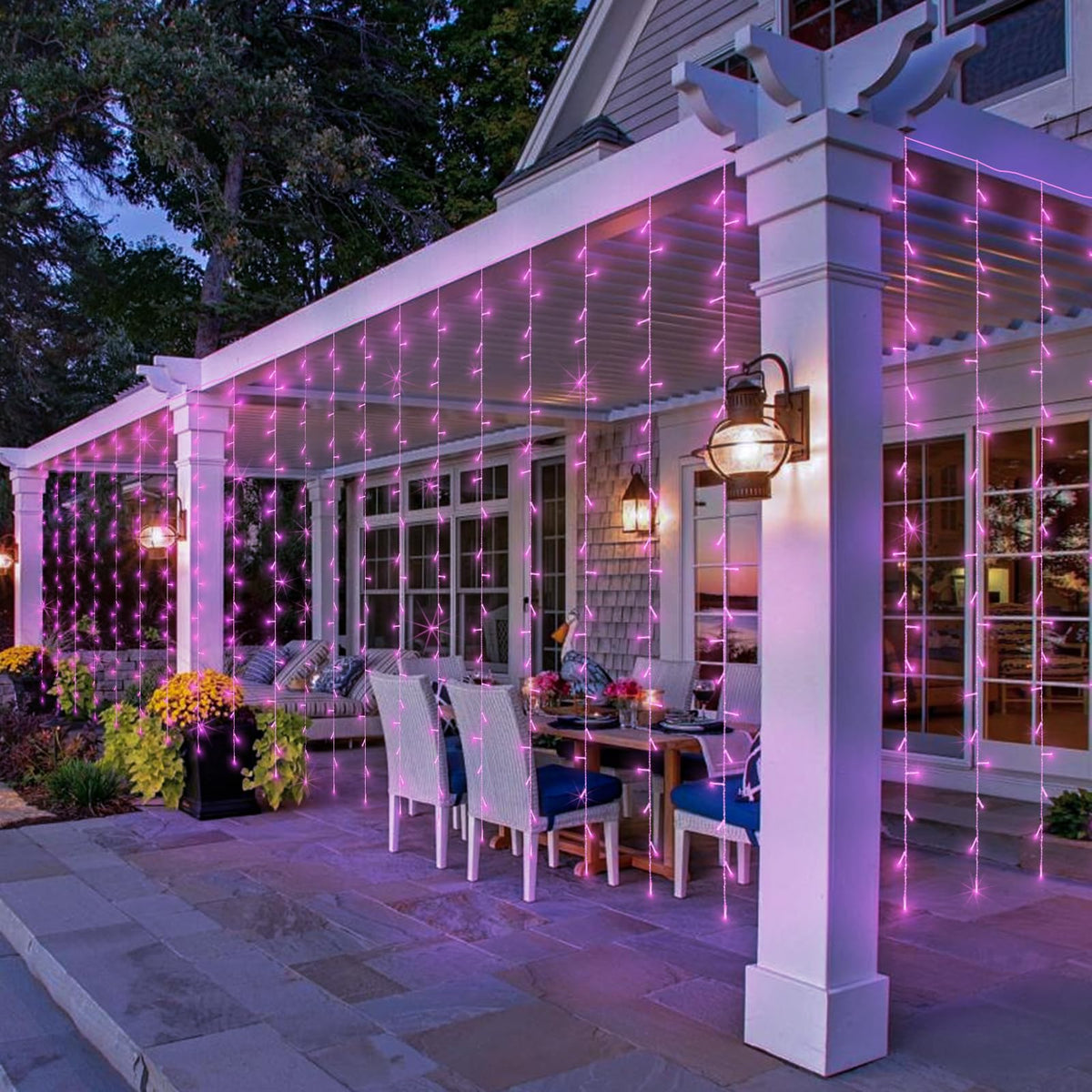Color Changing Curtain Lights