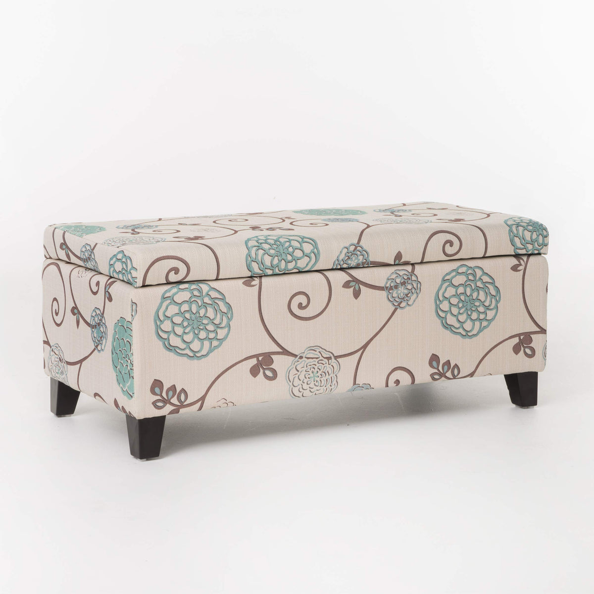 Breanna Fabric Storage Ottoman