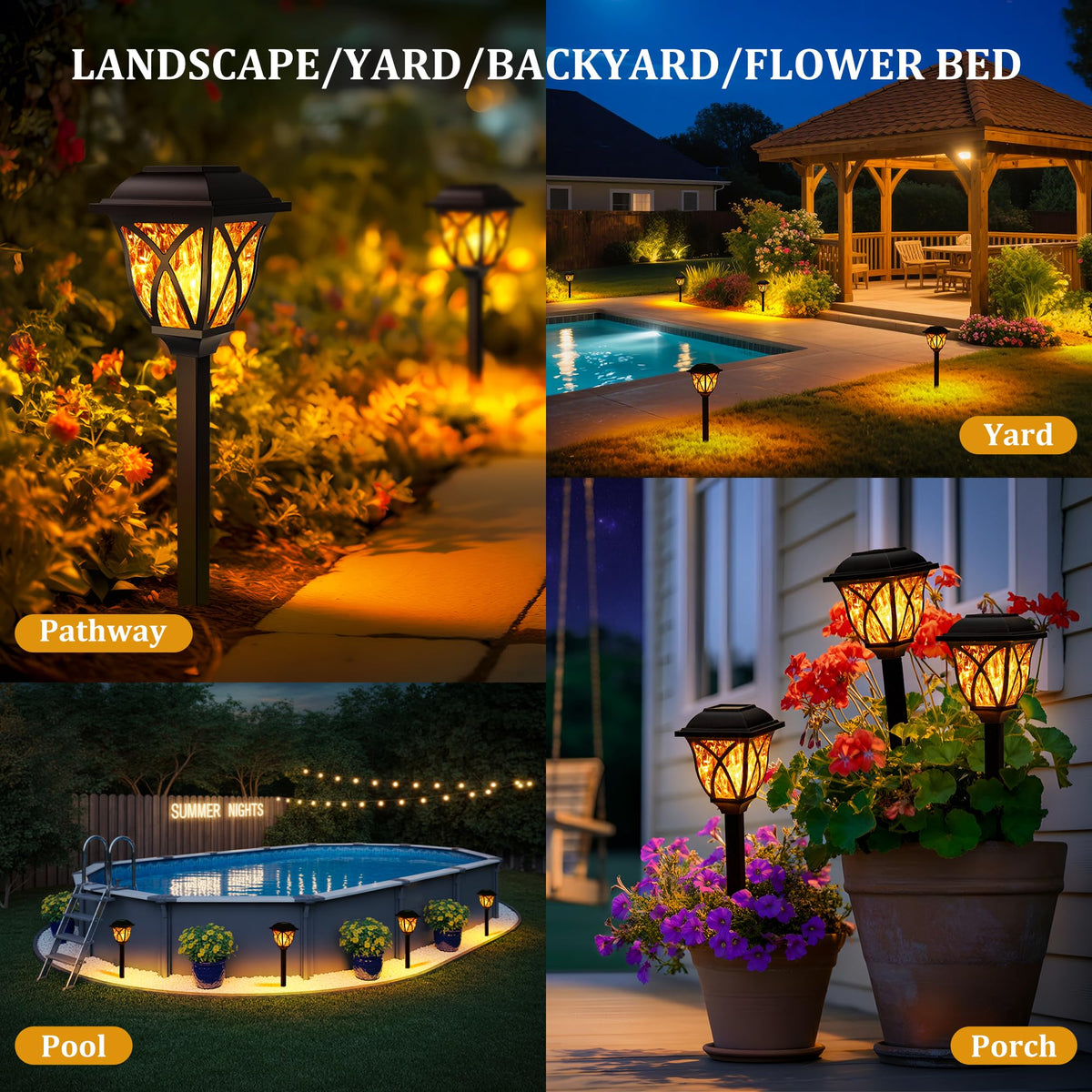 Solar Lights Outdoor Waterproof