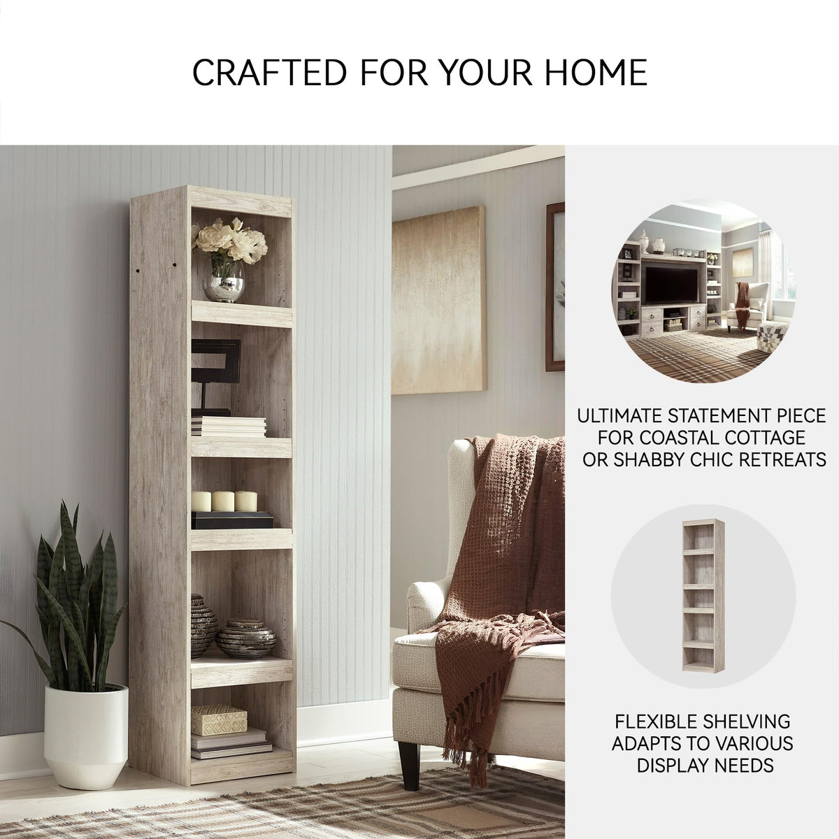 Willowton 72 Inch Bookcase Pier