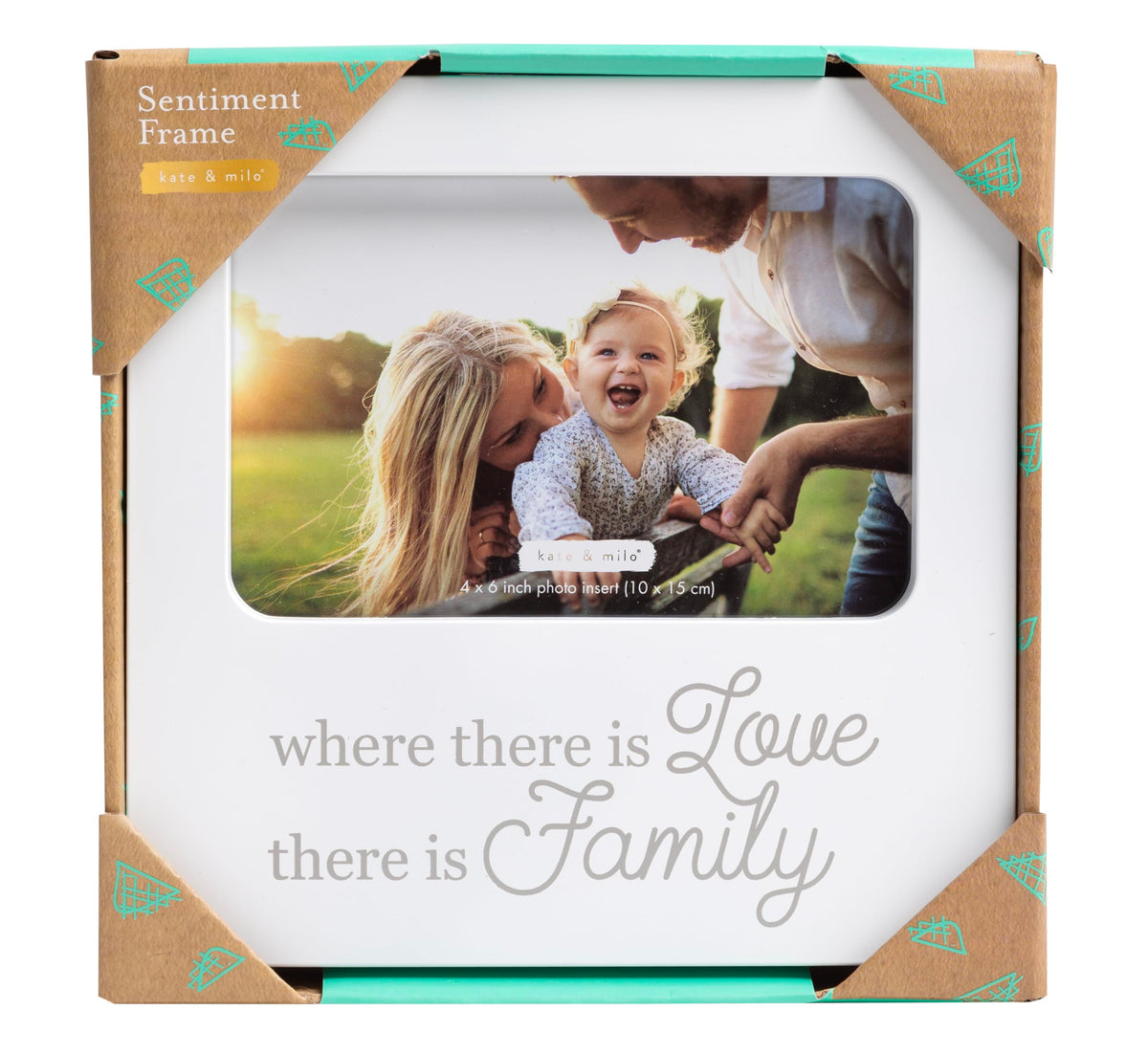 Where There is Love THere Is Family Photo Keepsake Frame