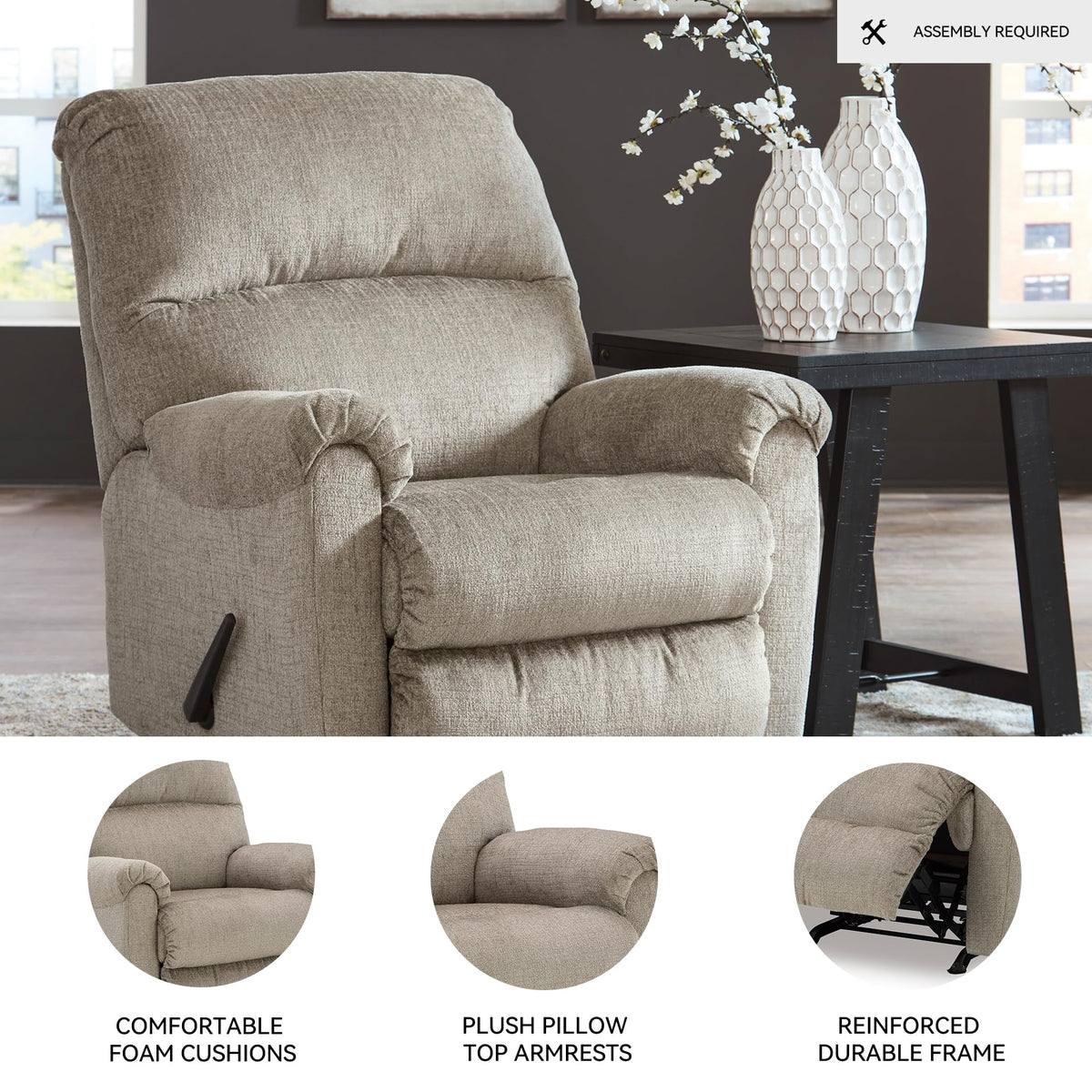 Manual Rocker Recliner Chair