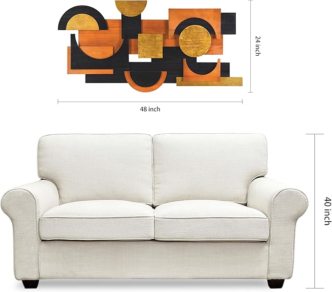 Amber Embraces I & II" Hand Made & Hand Finished Dimensional Solid Wood Abstracts