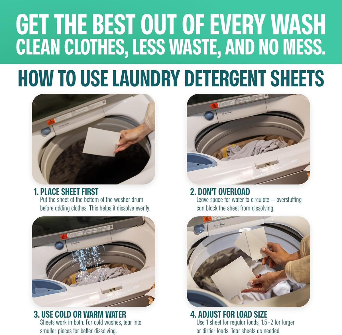 Sudstainables Laundry Detergent Sheets (200 Loads) – Eco-Friendly, Zero Waste, Plastic-Free Laundry Washing Machines Soap Sheets; Dissolvable, Space-Saving Strips for Travel (Lemon) - HavenBliss Decor
