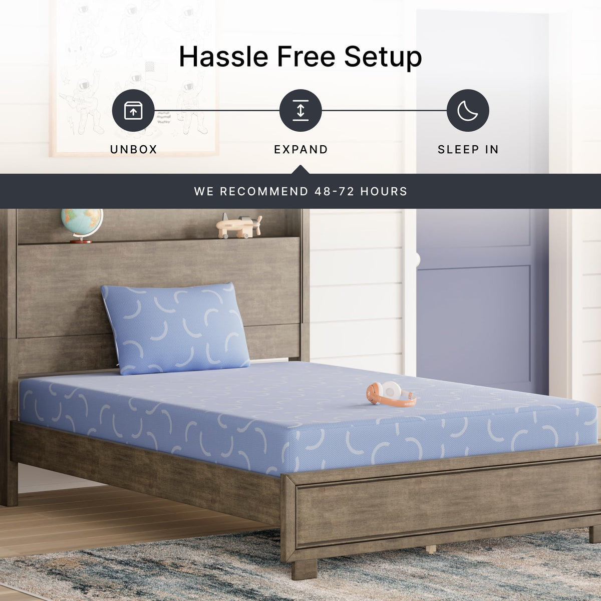 Kids Full Size Mattress and Pillow