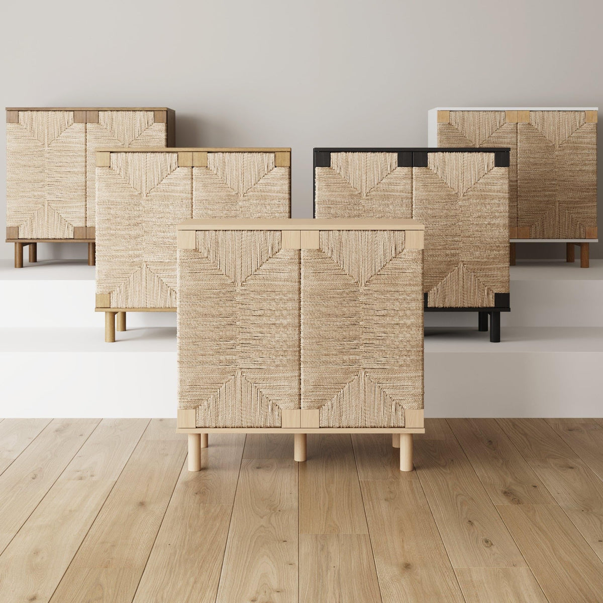 Beacon Boho Accent Cabinet with Doors