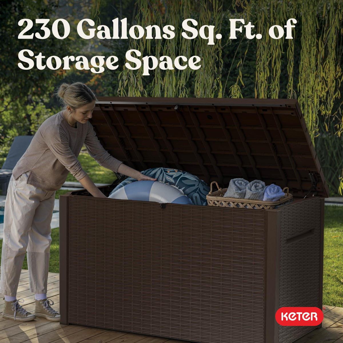 Luma 230 Gallon Deck Box