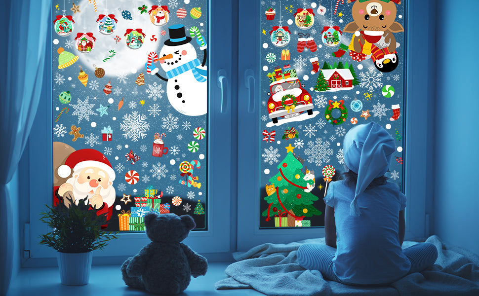 Christmas Window Clings