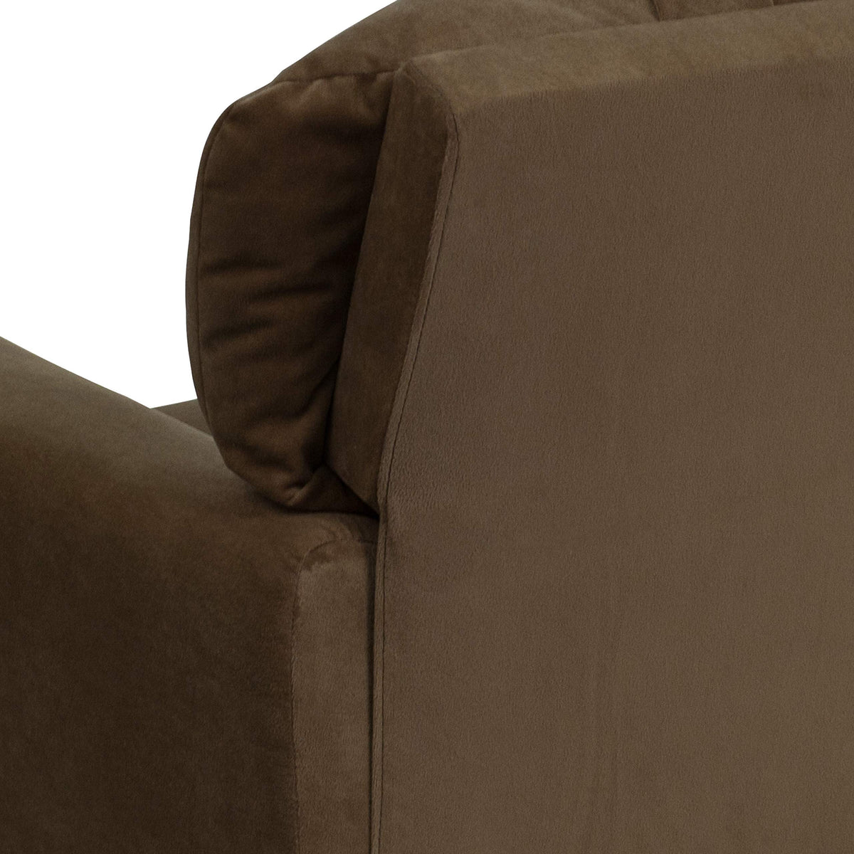 Chandler Microfiber Kids Recliner with Cup Holder and Safety Recline
