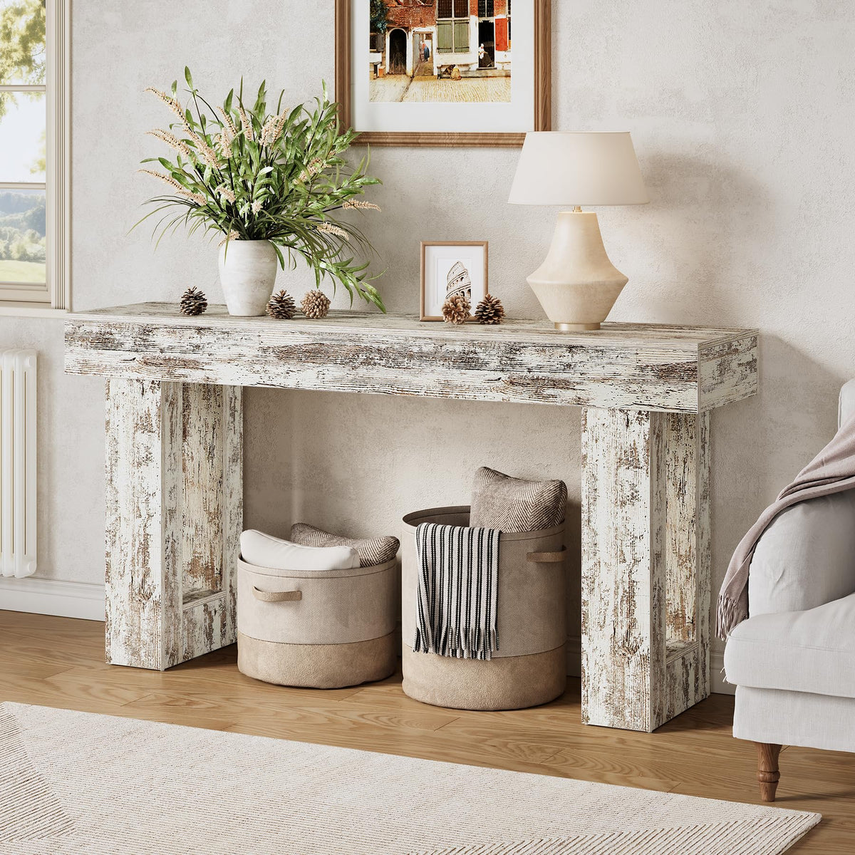 63 Inch Long Console Tables for Entryway