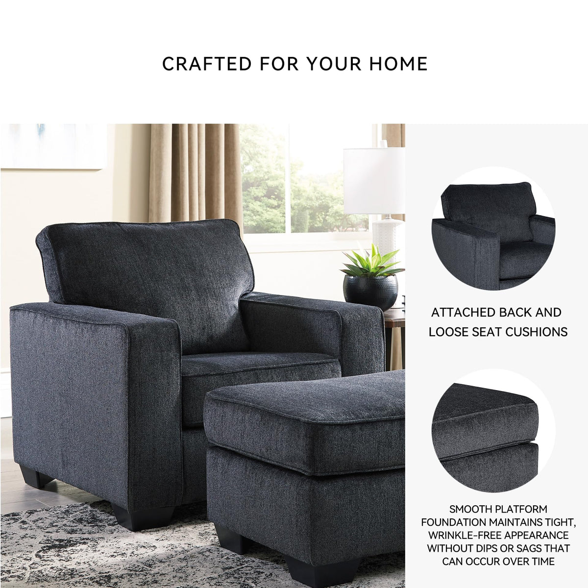 Upholstered Accent Chair for Living Room