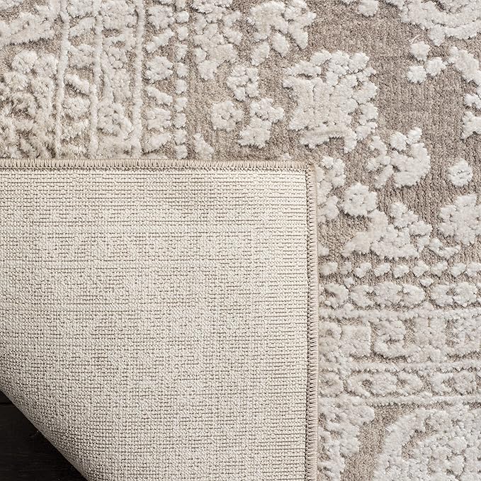 SAFAVIEH Reflection Collection Accent Rug - 2'3" x 3', Beige & Cream, Non-Shedding & Easy Cleaning, Ideal for Entryway, Living Room, Bedroom (RFT668A)