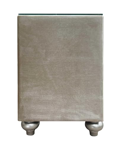 Lucienne 2 Door Nightstand in Beige