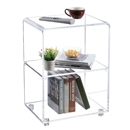 3 Tier Clear Acrylic Table (3 Tier)