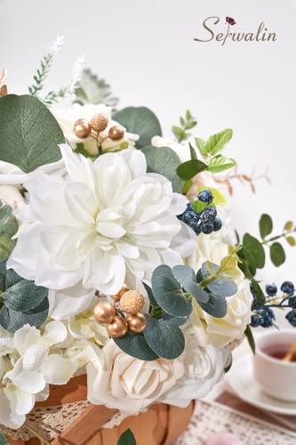 White Artificial Flowers (A Secret Garden / 1 Box)