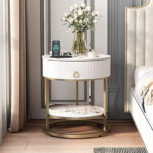 2 Tier Night Stand (Gold)