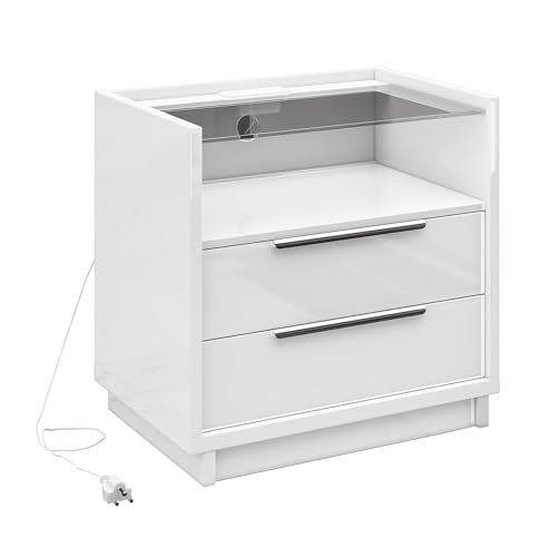 23.6" Nightstand (White)