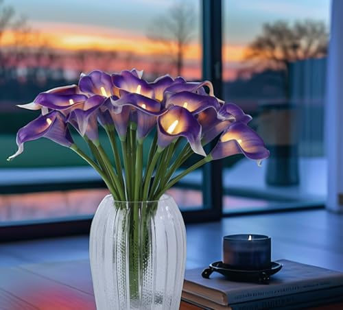 LED Calla Lily Lamp (Purple)
