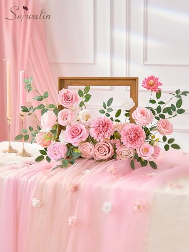 Pink Artificial Flowers (Abby Pink / 1 Box)