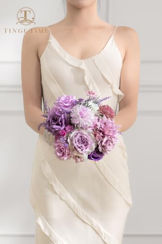 Wedding Artificial Flowers Combo (Purple)