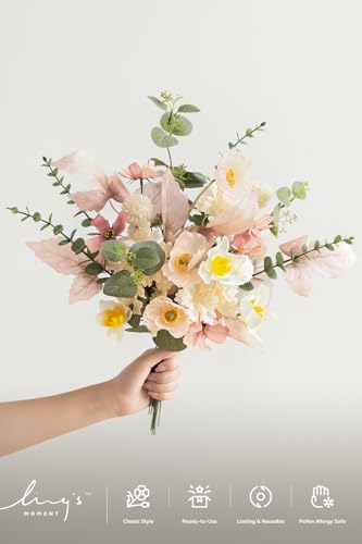 Artificial Greenery Stems Box Set (Pk-nude & Yellow)