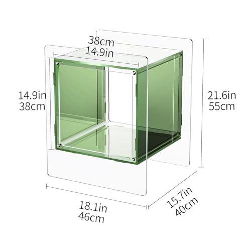 Acrylic Nightstand (Green)