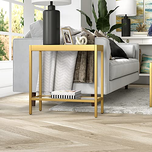 24" Side Table (Brass / 24" Wide)