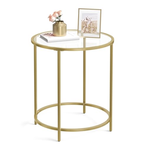 Round Side Table (Gold)
